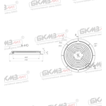 Люк чугунный легкий Л (А15)-2-60 c запорным устройством